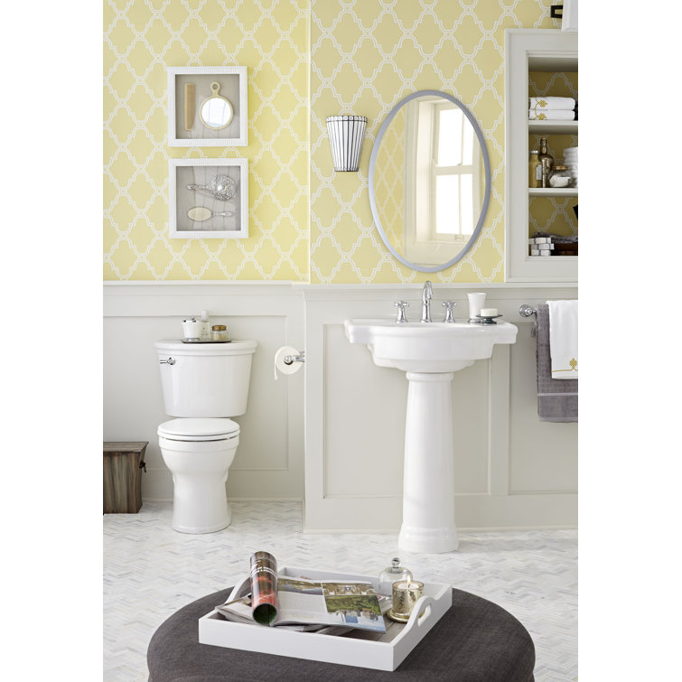 American Standard Retrospect Ceramic Specialty Pedestal Bathroom Sink